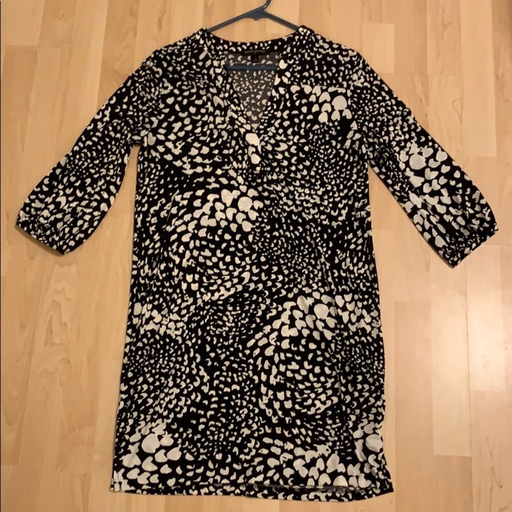 Banana Republic Knee Length Printed Dress